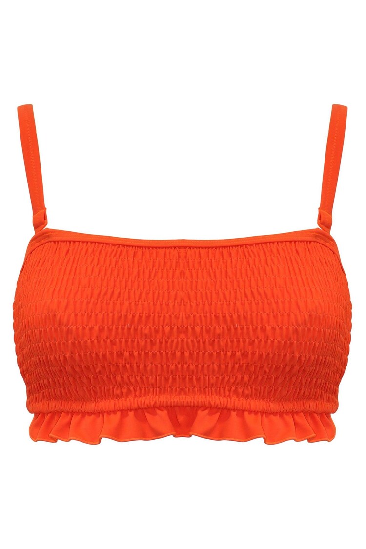 Pour Moi Orange Strapless Free Spirit Bikini Top - Image 1 of 1
