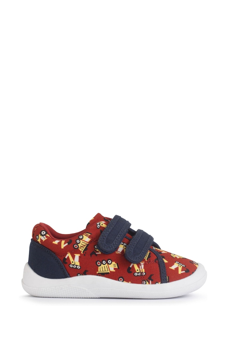 Start-Rite Wriggles Blue Camo Double Strap Canvas Shoes - Image 1 of 1