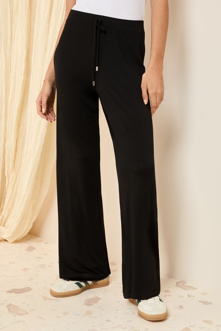 Noir - Friends Like These Pantalons larges en jersey - Image 1 of 1