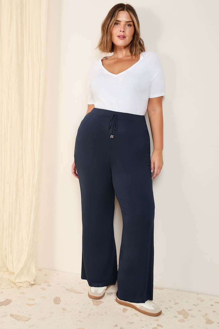 marine - Friends Like These Pantalons larges en jersey - Image 1 of 1