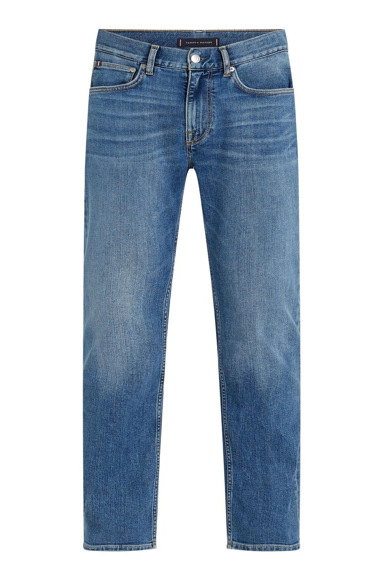 Azul/Blanco - Tommy Hilfiger Denton Straight Jeans - Imagen 1 de 1