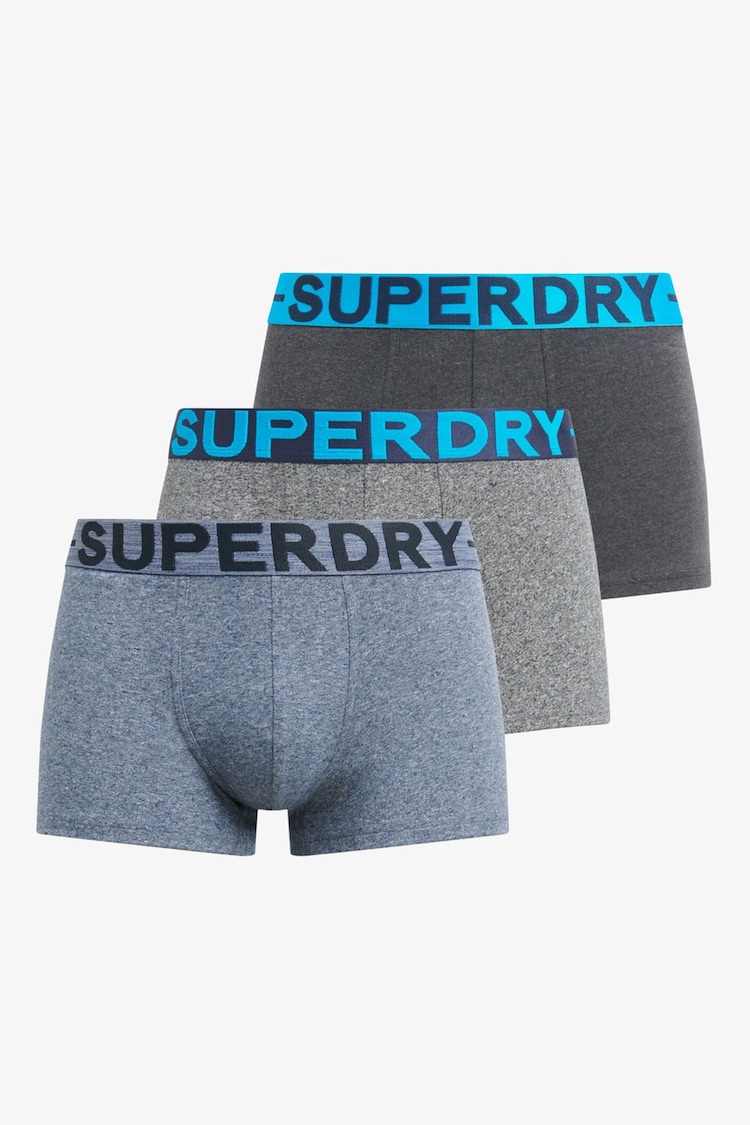 Superdry Grey Light Boxers 3 Pack - Image 1 of 1
