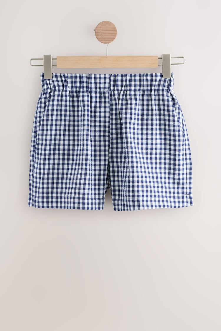Blau - Pull On Gingham Shorts - Image 1 of 1