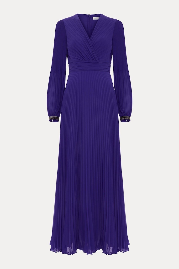 Phase Eight Purple Vila Beaded Dress - Image 1 of 1
