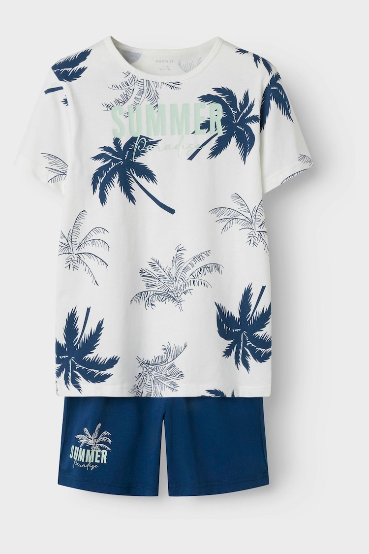 Name It Summer Tropical Top & Short Pyjama Set - Image 1 of 1