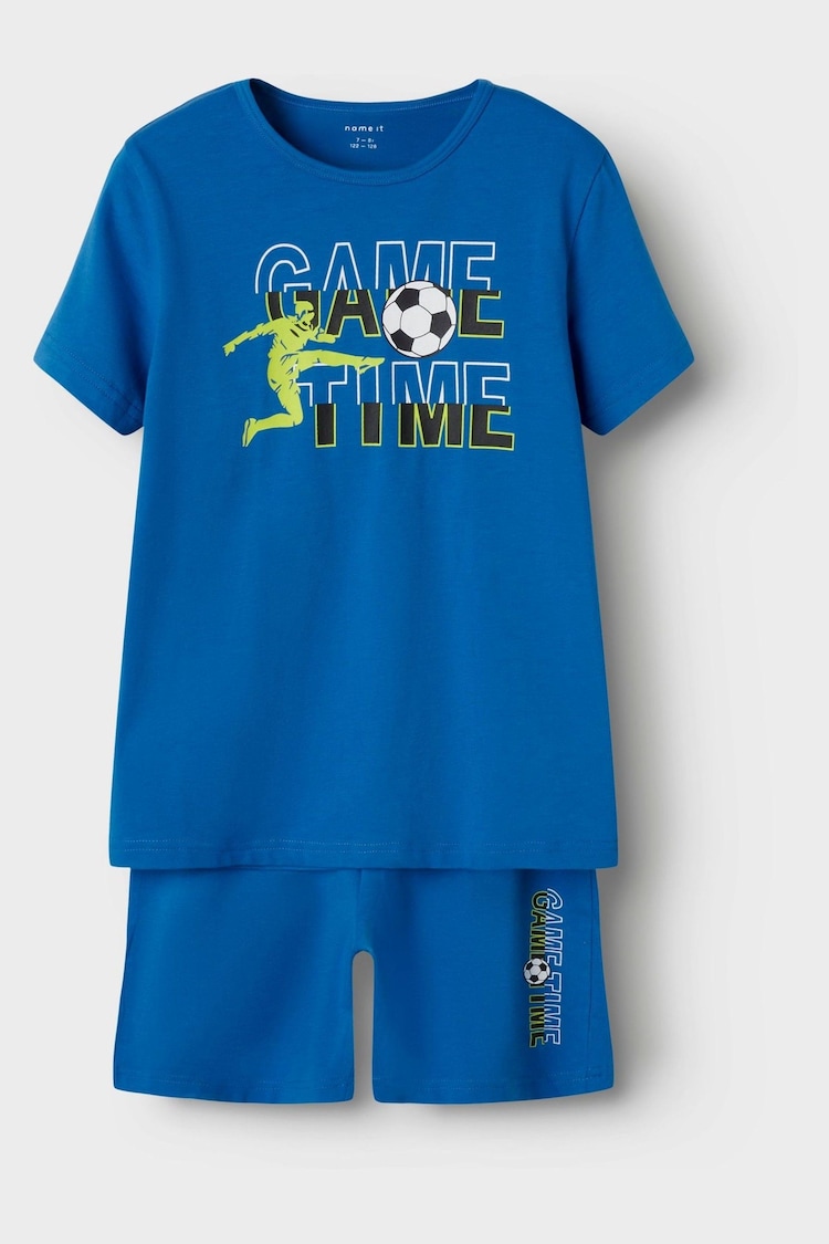 Name It Blue Gamer Boys Pyjamas Set - Image 1 of 1