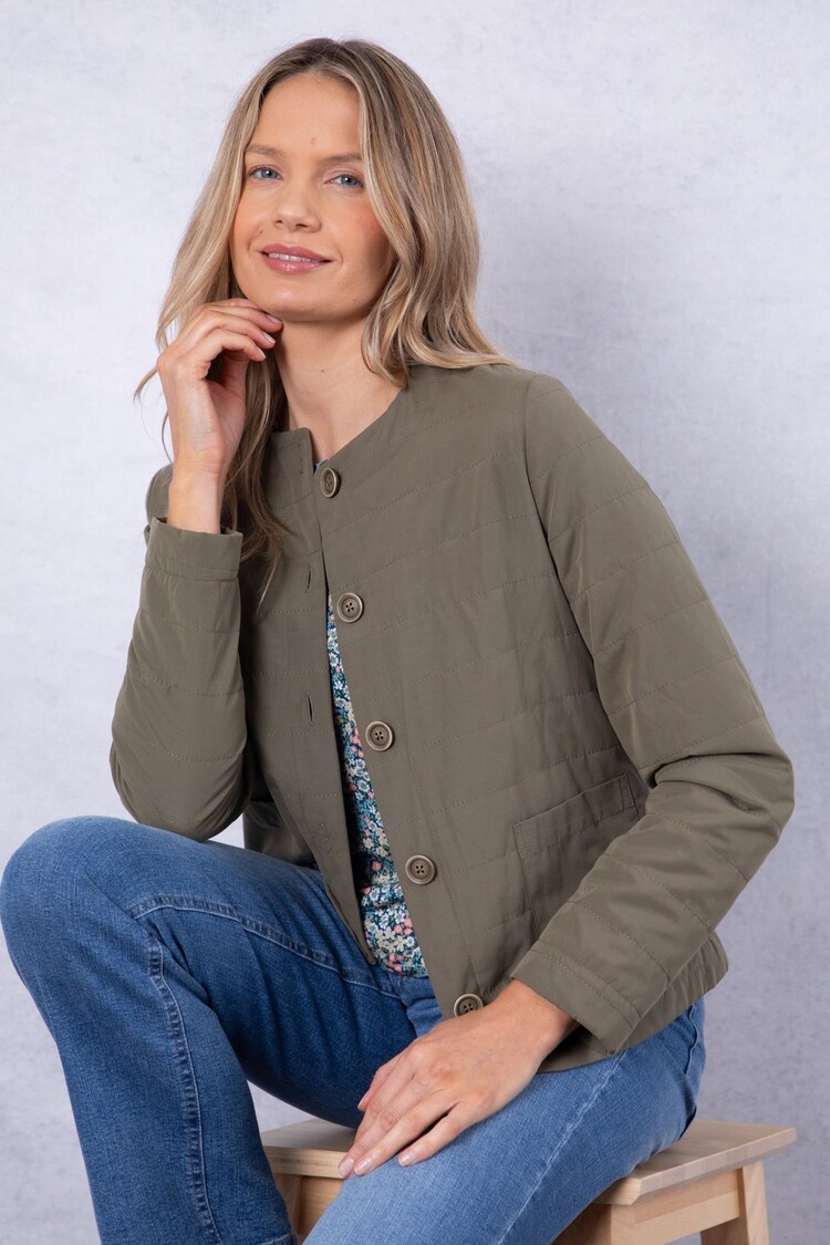 Lakeland Clothing Green Isla Quilted Liner Jacket - Image 1 of 1