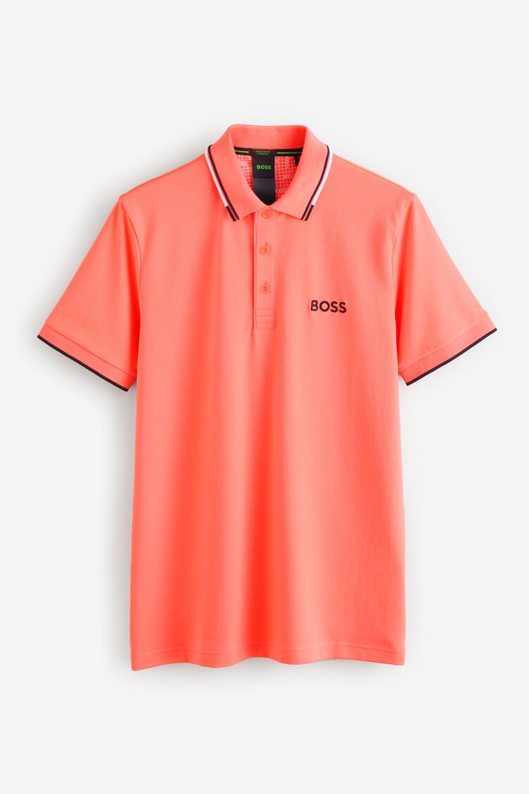 BOSS Red Paddy Pro Tipped Collar Polo Shirt - Image 1 of 1