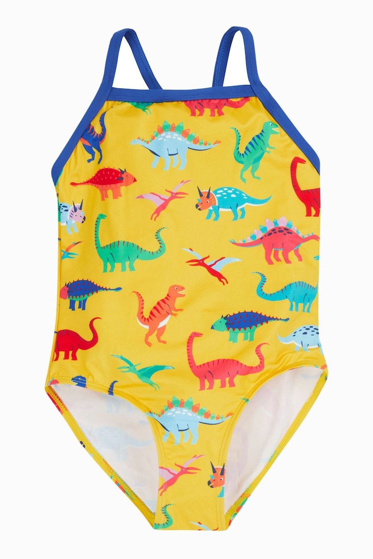 Bañador amarillo de dinosaurio de Frugi - Moda baño - Imagen 1 de 1