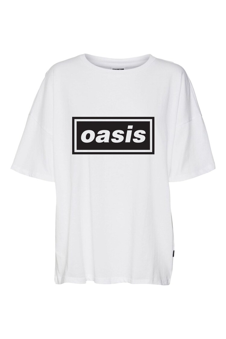 NOISY MAY White Oasis Graphic Short Sleeve T-Shirt - Image 1 of 1