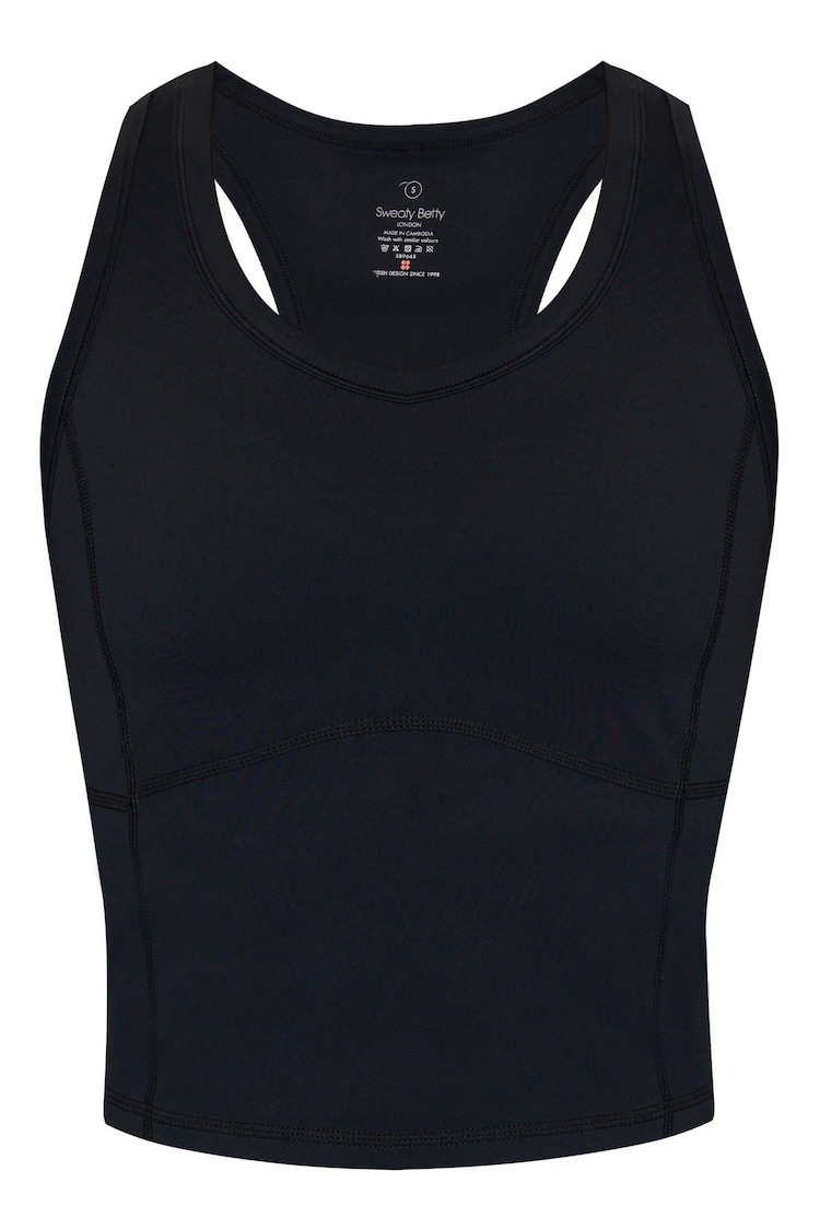 Sweaty Betty Black All Day Cropped Tank - Image 1 of 1