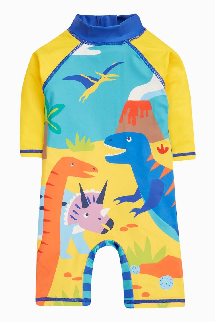 Frugi Blue Dinosaur Little Sun Safe Suit - Moda baño - Imagen 1 de 1