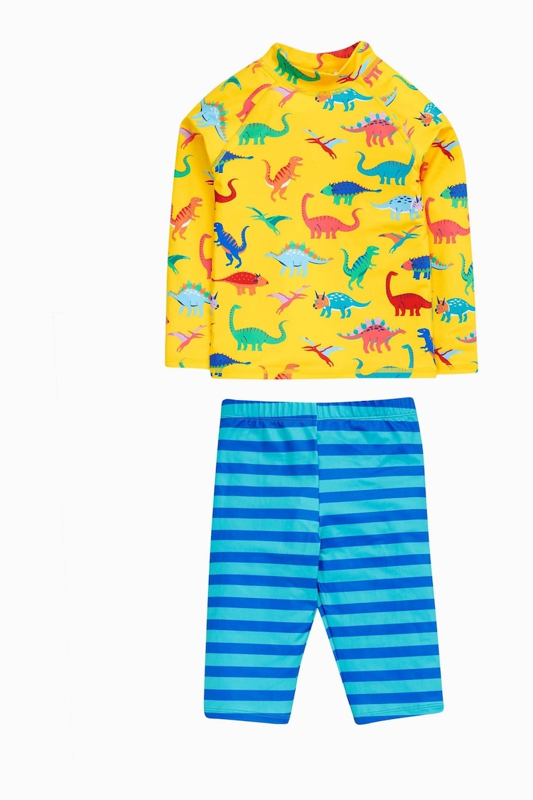Frugi Yellow Dinosaur Sun Safe Set - Sets - Image 1 of 1
