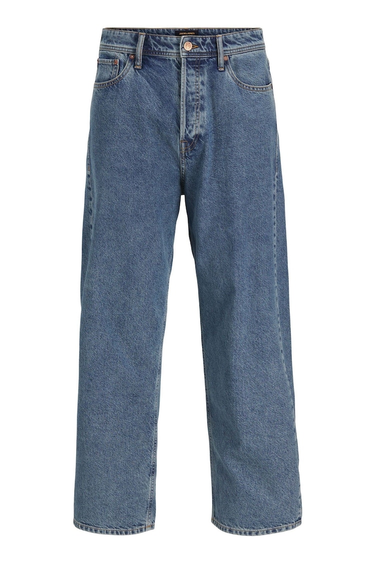 JACK & JONES Blue Alex Baggy Fit Jeans - Image 1 of 1