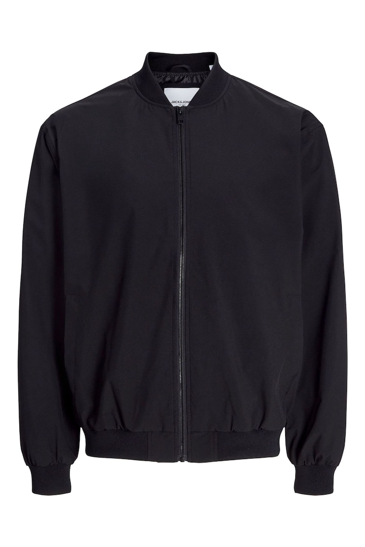 JACK & JONES Black Bomber Jacket - Image 1 of 1