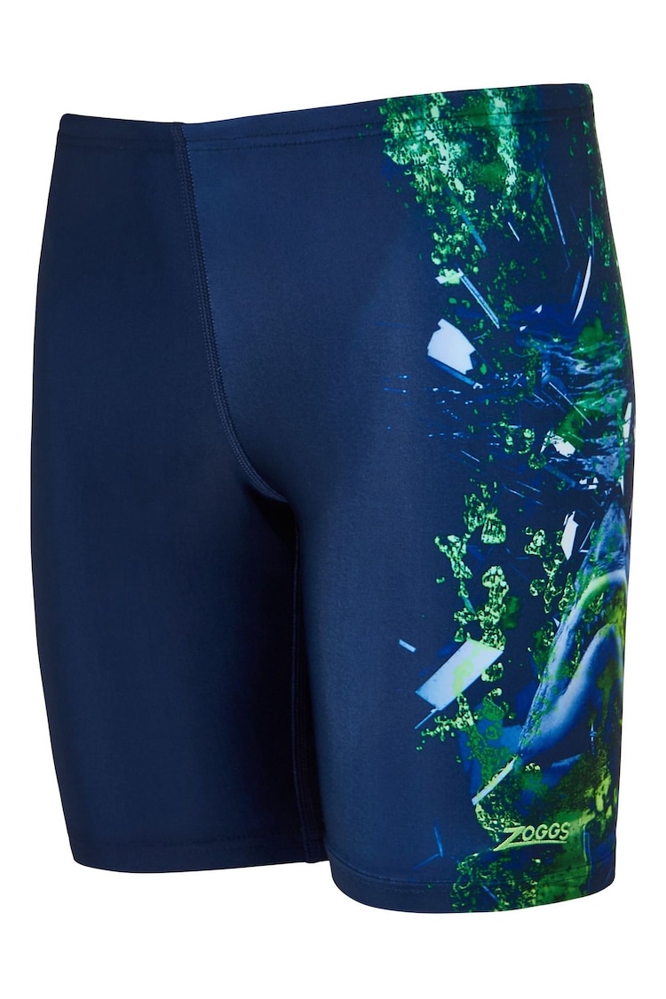 Zoggs Boys Blue Mid Jammer Swim Shorts - Image 1 of 1