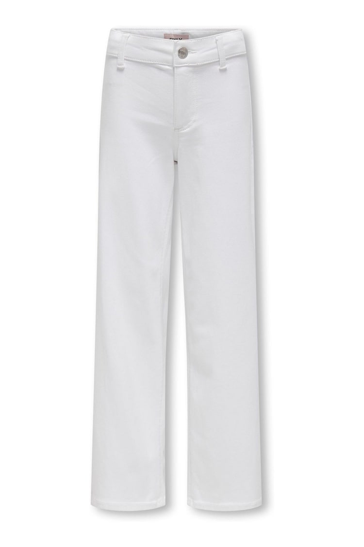 ONLY KIDS Wide Leg Sylvie Denim White Jeans - Image 1 of 1