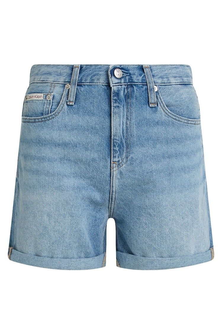 Calvin Klein Blue Mom Shorts - Image 1 of 1