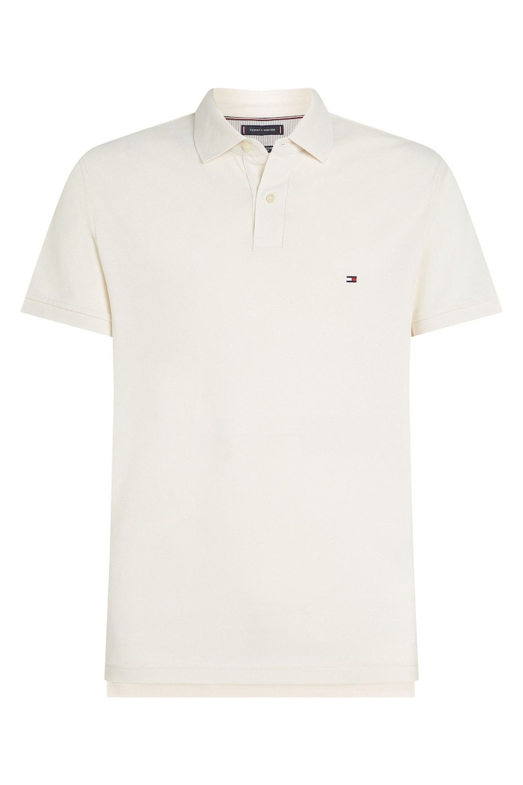 Tommy Hilfiger Off White 1985 Regular Fit Stretch Polo Shirt - Image 1 of 1