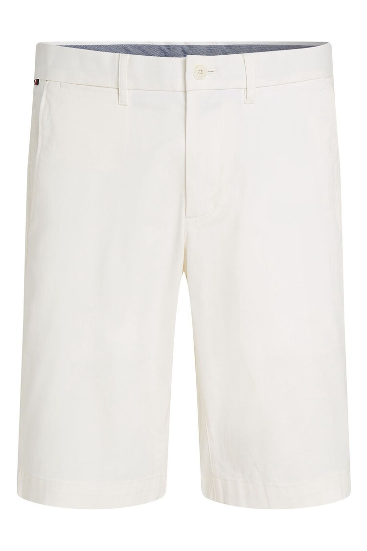 Tommy Hilfiger White Regular Fit 1985 Harlem Stretch Shorts - Image 1 of 1