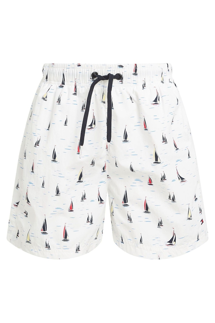 Tommy Hilfiger Natural Medium Drawstring Swim Shorts - Image 1 of 1