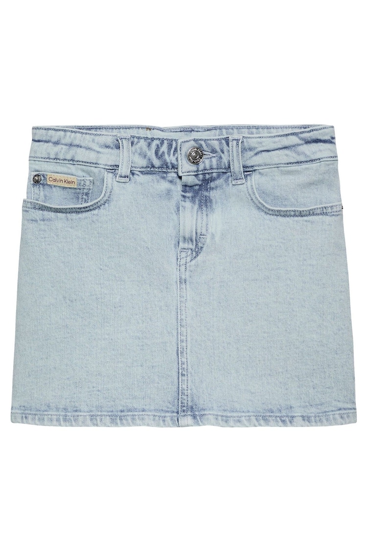 Calvin Klein Blue Hero Denim Skirt - Image 1 of 1