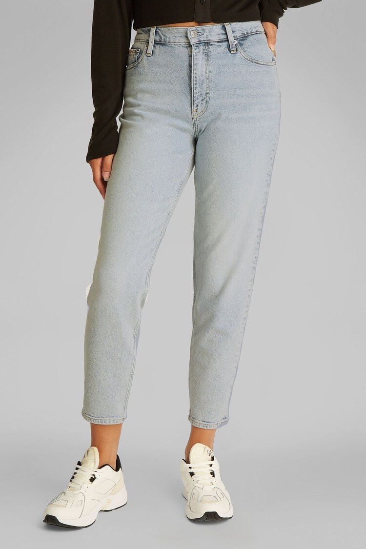 Calvin Klein Blue Mom Tapered Jeans - Image 1 of 1