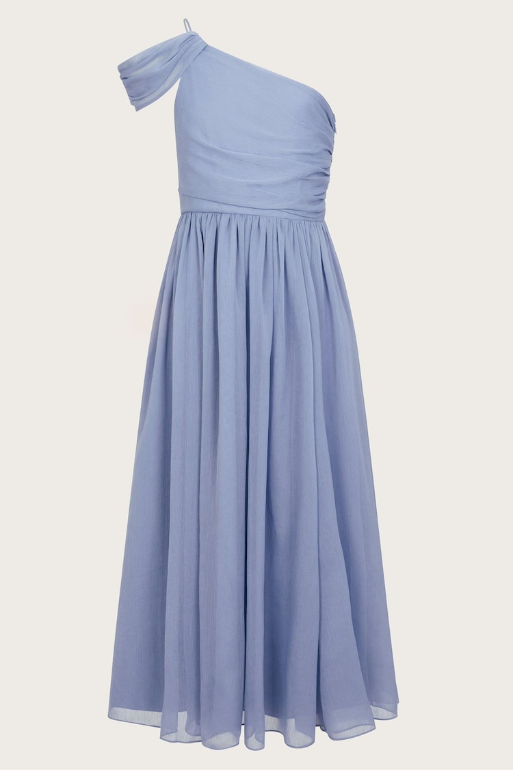 Monsoon Blue Texas One Shoulder Prom Dress - Image 1 of 1