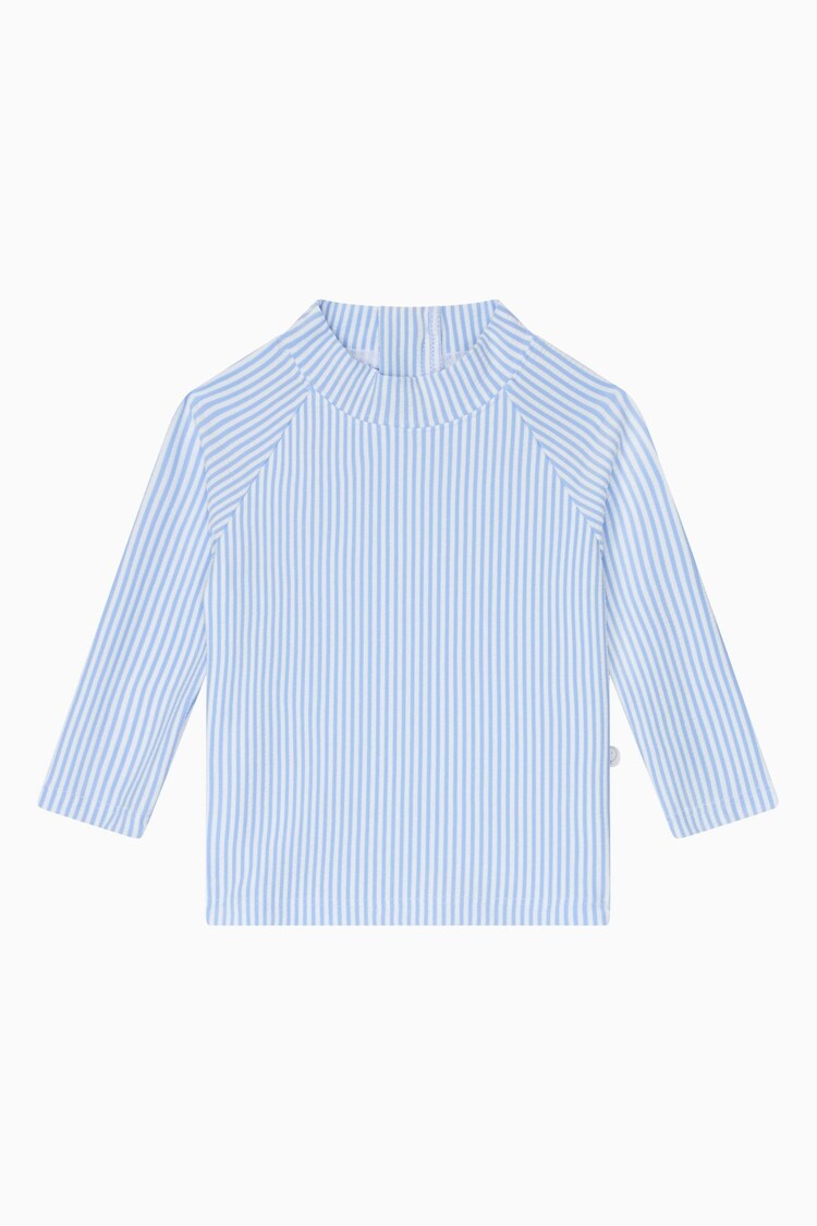 MORI Stripe UPF 50+ Seersucker Sun Safe Rash Vest - Image 1 of 1