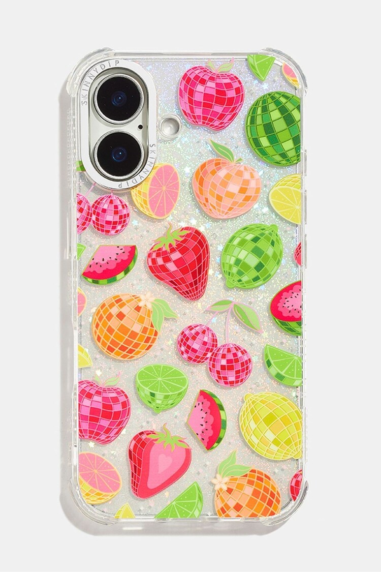 Skinnydip Pink/Green iPhone 16 Pro Case Care Bears Glitter - Image 1 of 1