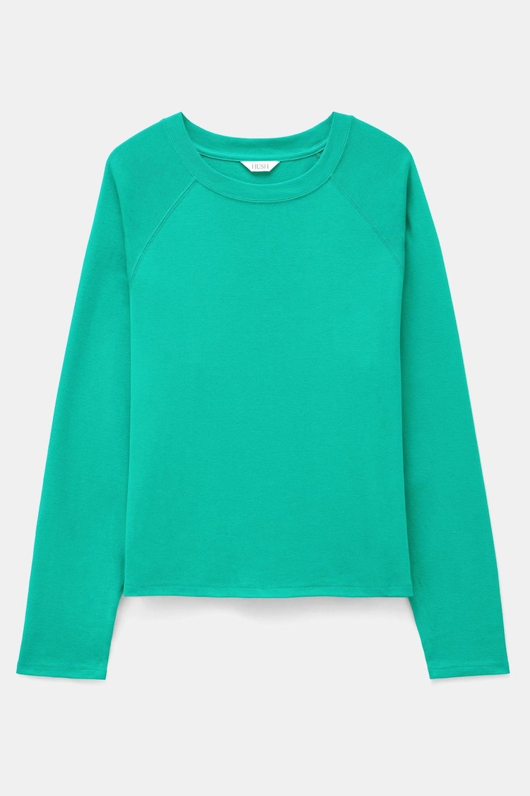 Hush Teal Matilda 100% Cotton Raglan T-Shirt - Image 1 of 1