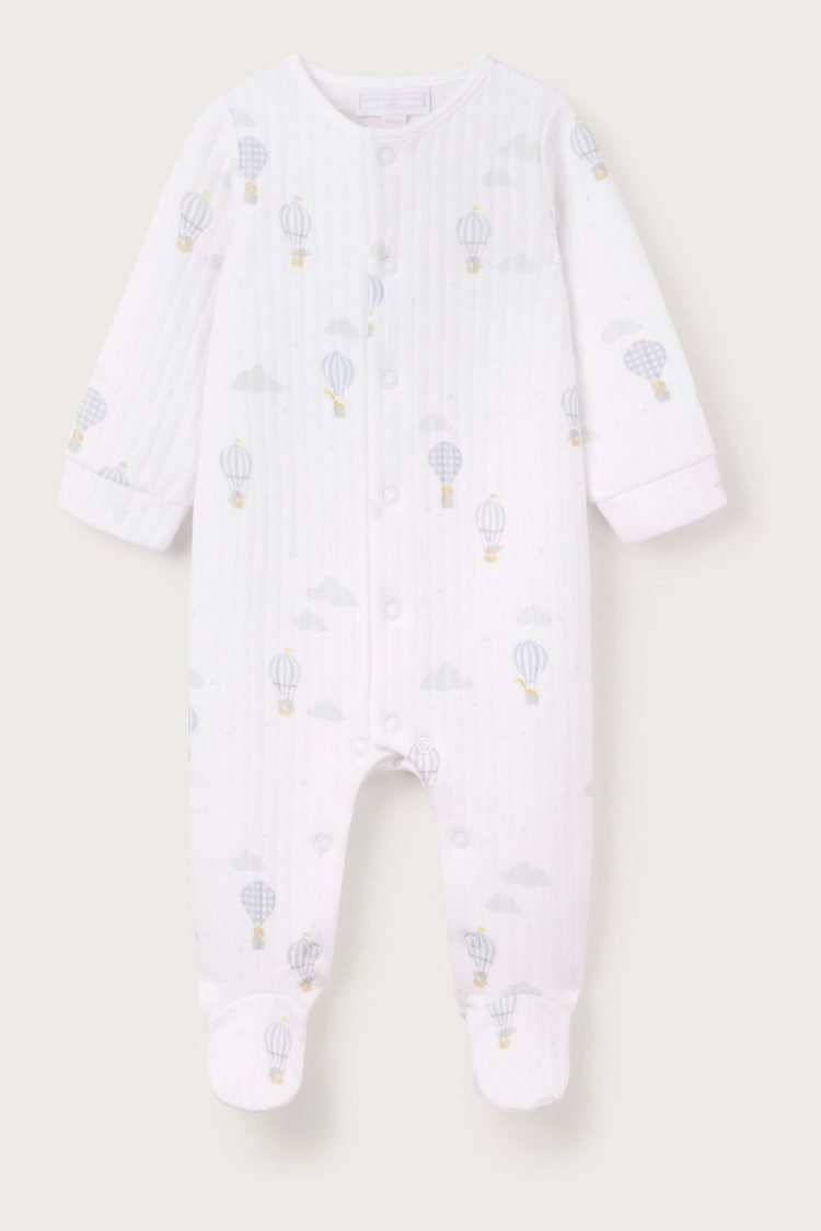 The White Company Up In The Air White Sleepsuit - Image 1 of 1