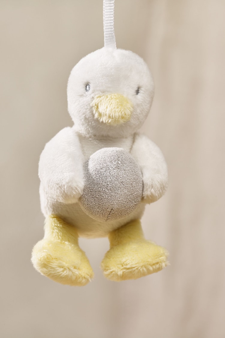 The White Company Mini Chick Easter Egg Dec White Ornament - Image 1 of 1