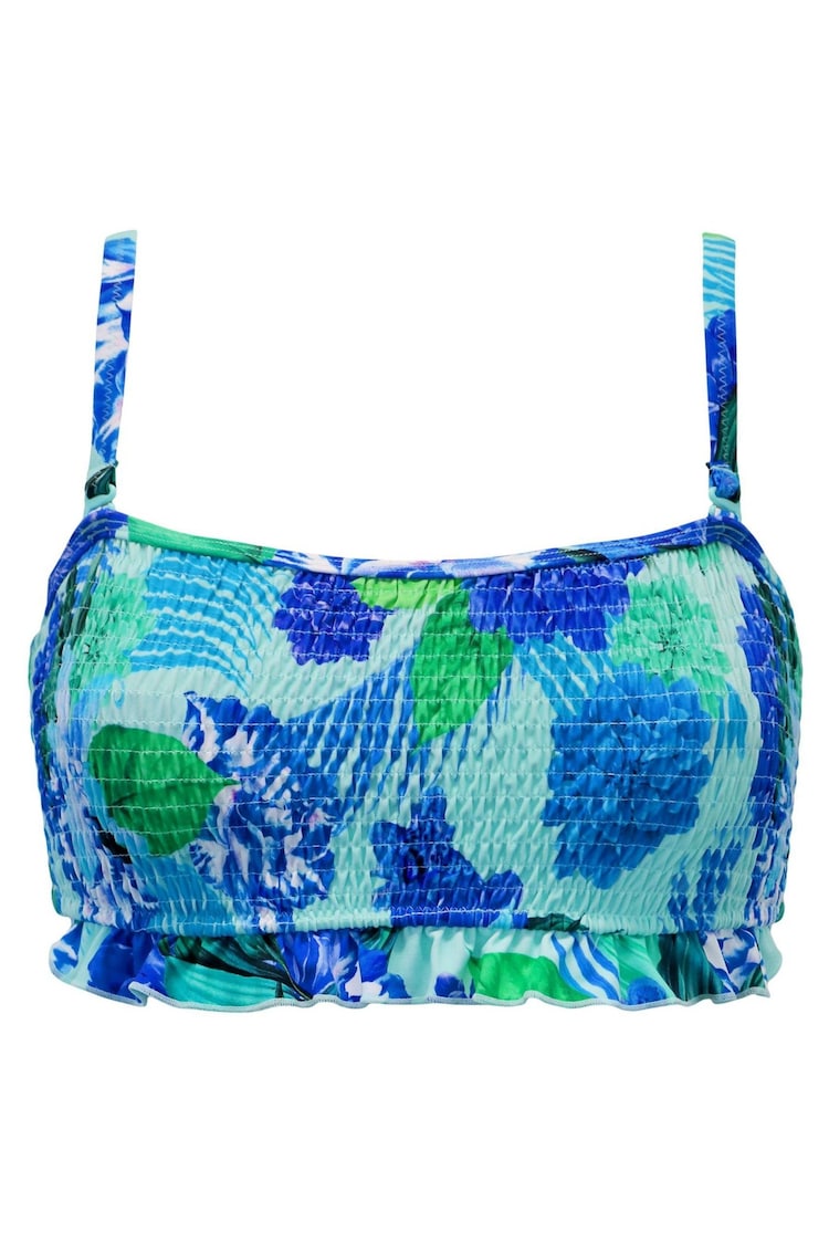 Aqua Blue Tropical - Pour Moi Free Spirit bikinitop - Image 1 of 1