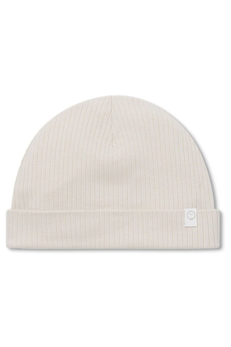 MORI Ecru Cotton & Bamboo Baby Hat - Image 1 of 1