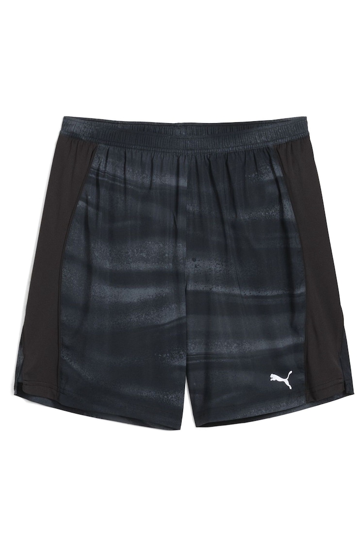 Puma Black Mens VELOCITY All-Over Print 7" Running Shorts - Image 1 of 1
