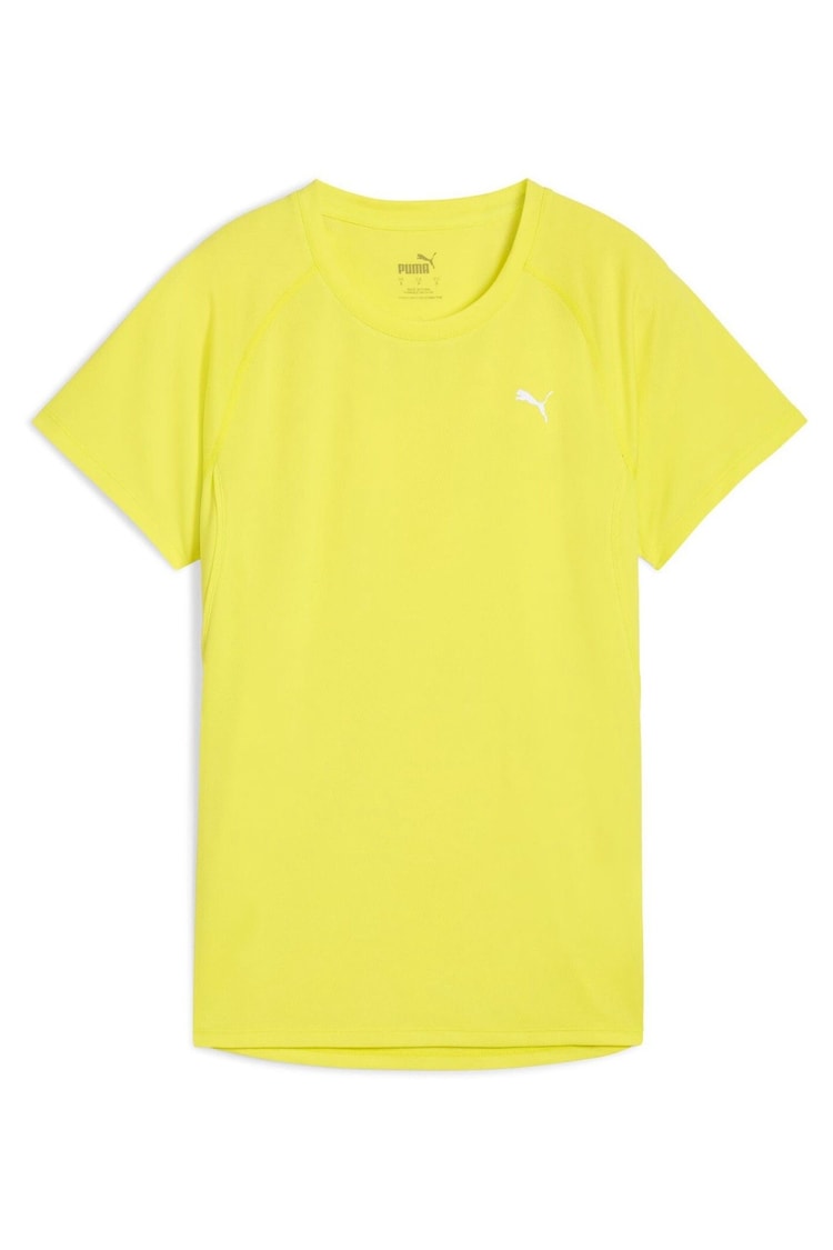 Puma Yellow Womens Velocity Running T-Shirt - Image 1 of 1