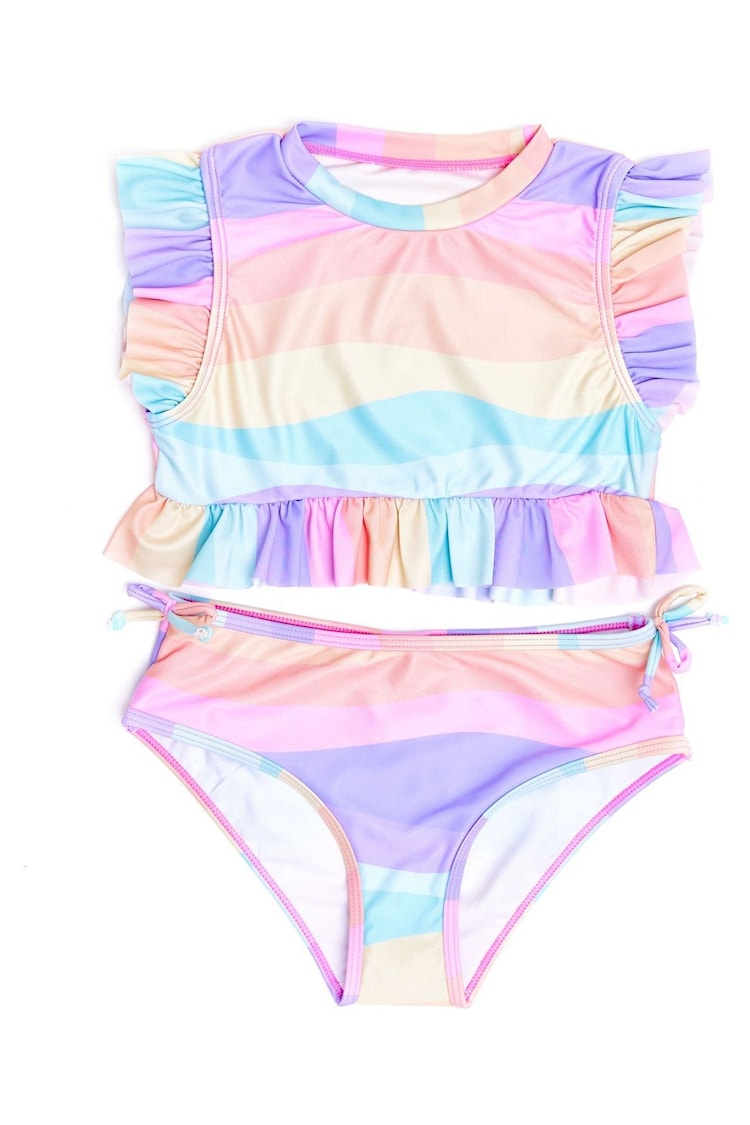 Soliswim Purple Frill Tankini - Image 1 of 1