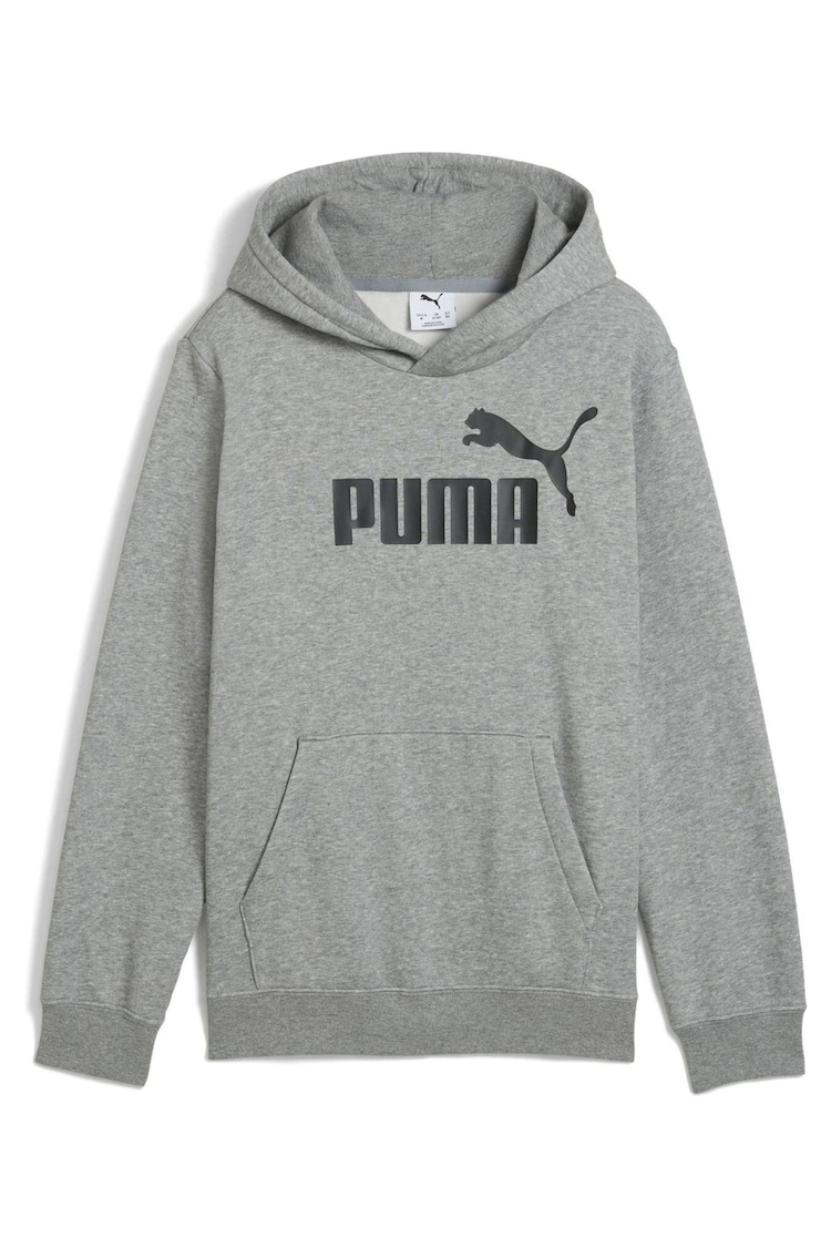 Puma Grey Boys ESS No. 1 Logo Fleece Hoodie - Image 1 of 1
