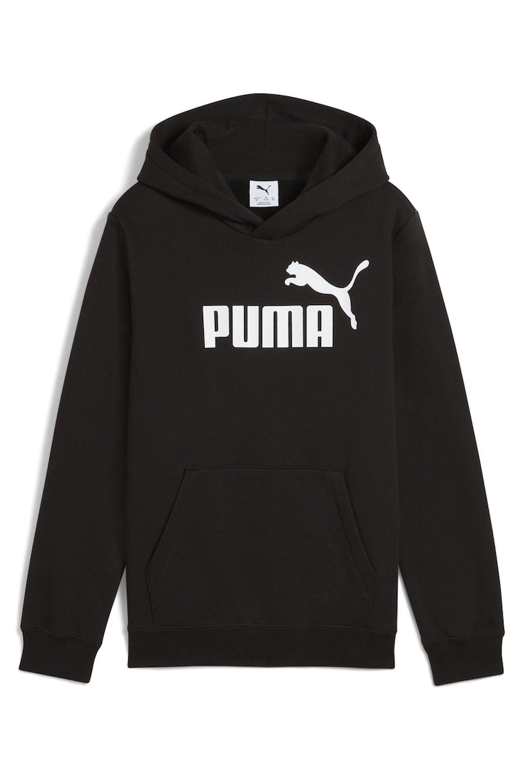 Puma Black Boys ESS No. 1 Logo Fleece Hoodie - Image 1 of 1