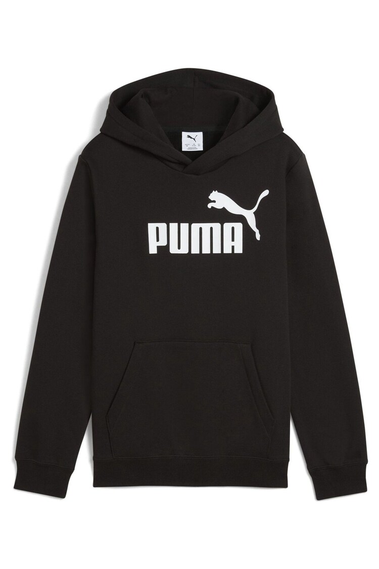 Puma Black Chrome Boys ESS No. 1 Logo Fleece Hoodie - Image 1 of 1