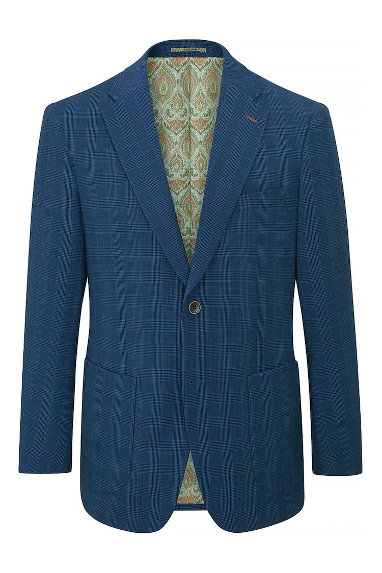Skopes Blue Tailored Fit Orville Self Check Jacket - Image 1 of 1