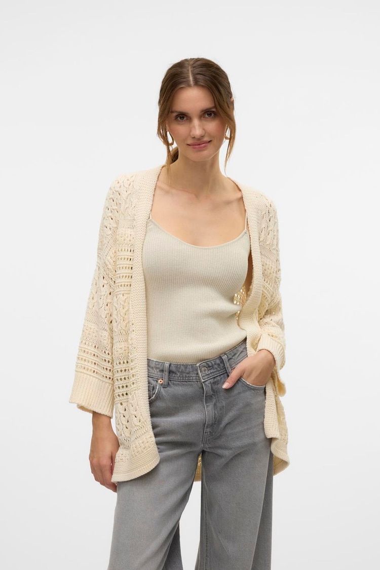 VERO MODA Длинный ажурный кардиган - Изображение 1 из 1