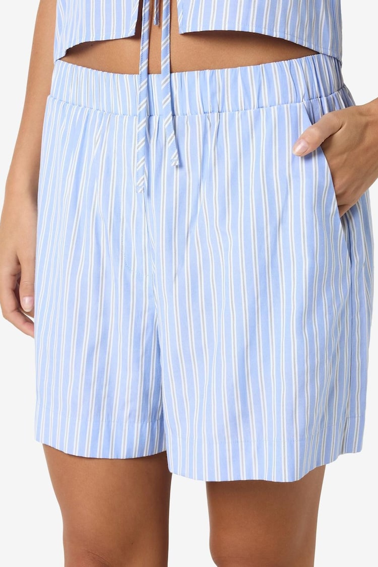 NOISY MAY Blue Stripe Shorts - Image 1 of 1