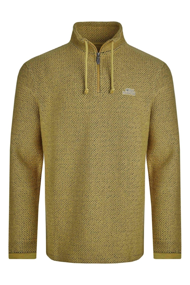 Weird Fish Green Cruiser 1/4 Zip Macaroni Fleeces - Image 1 of 1