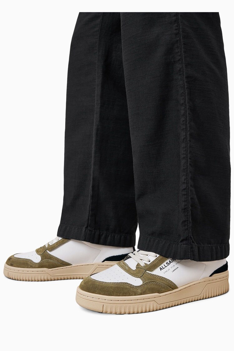 AllSaints White Off Regan Low Shoes - Image 1 of 1