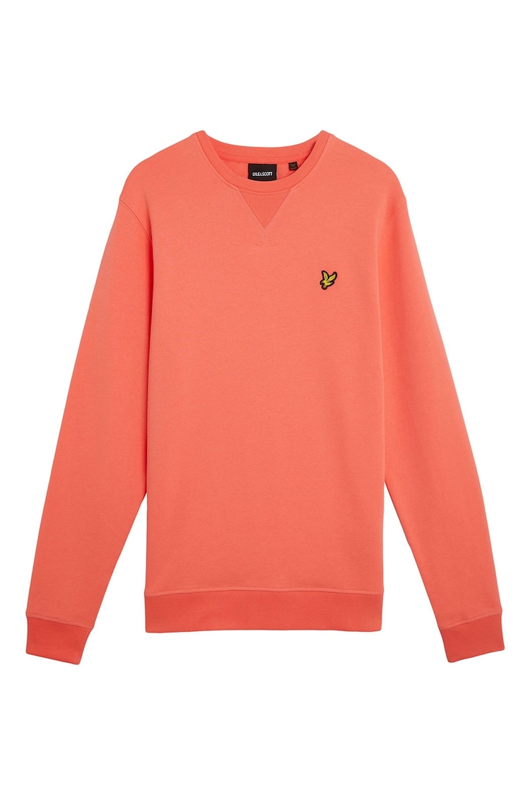 Lyle & Scott Orange Crew Neck Sweatshirt - Image 1 of 1