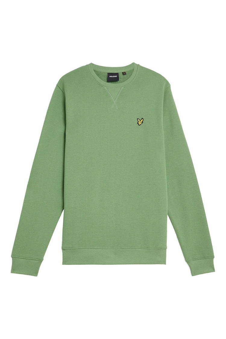 Lyle & Scott Green Ground Crew Neck Sweatshirt - Image 1 of 1