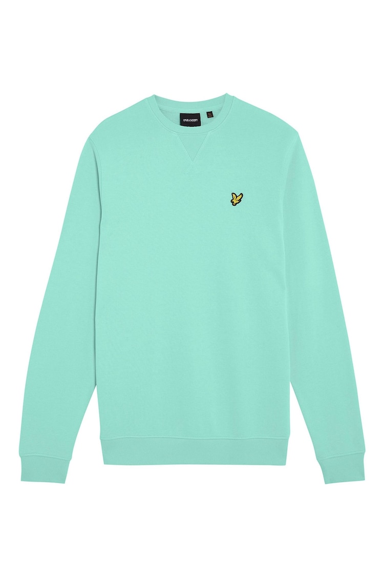 Зеленый - Толстовка Lyle & Scott с вырезом под горло - Image 1 of 1