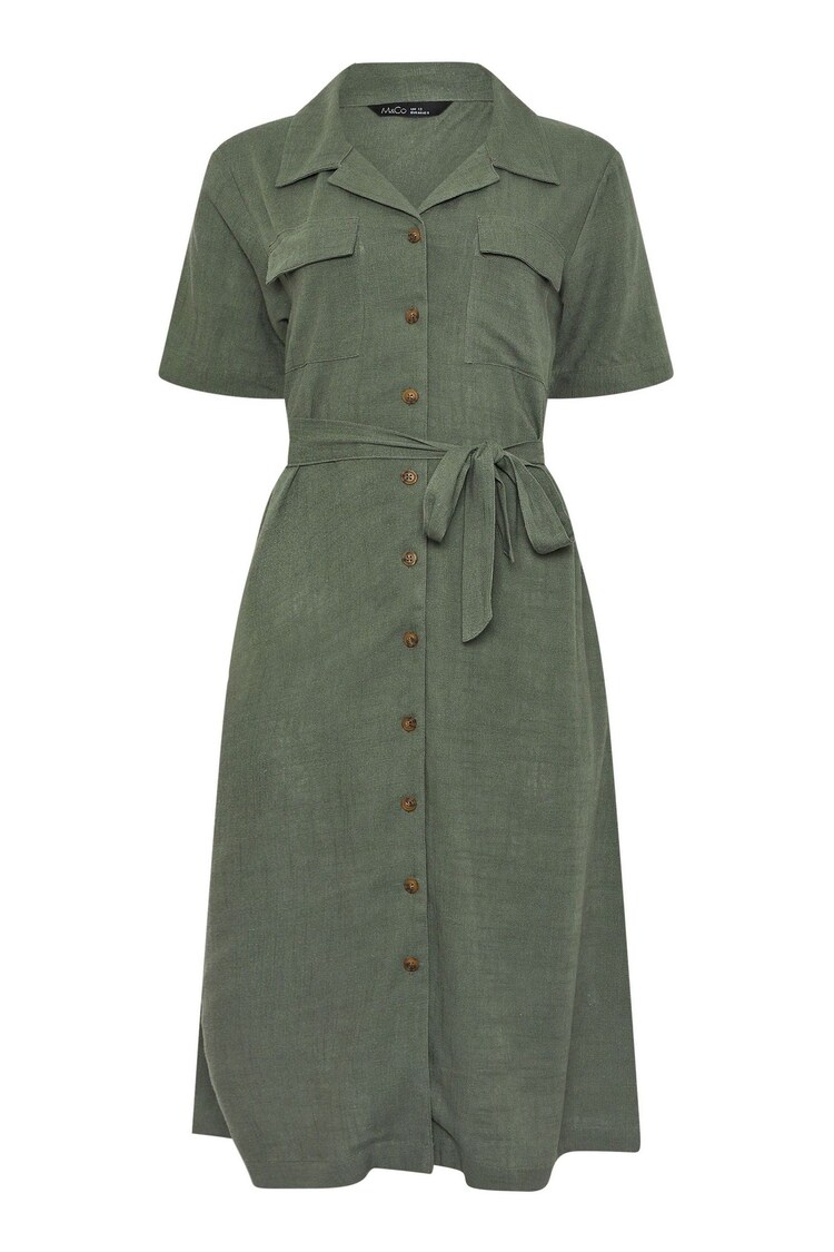 M&Co Green Shirt Dress - Image 1 of 1